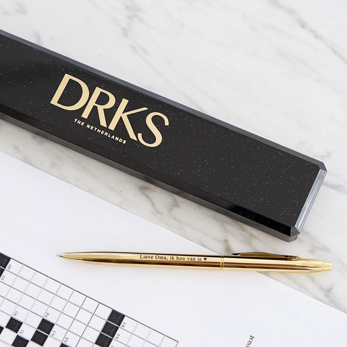 Pen met Gravering Goud | Graveerbare Cadeaus | DRKS