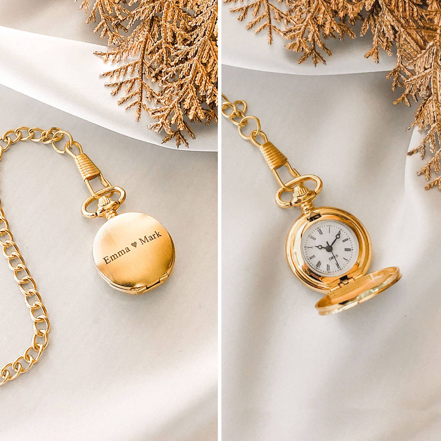 Mini Pocket Watch Goud