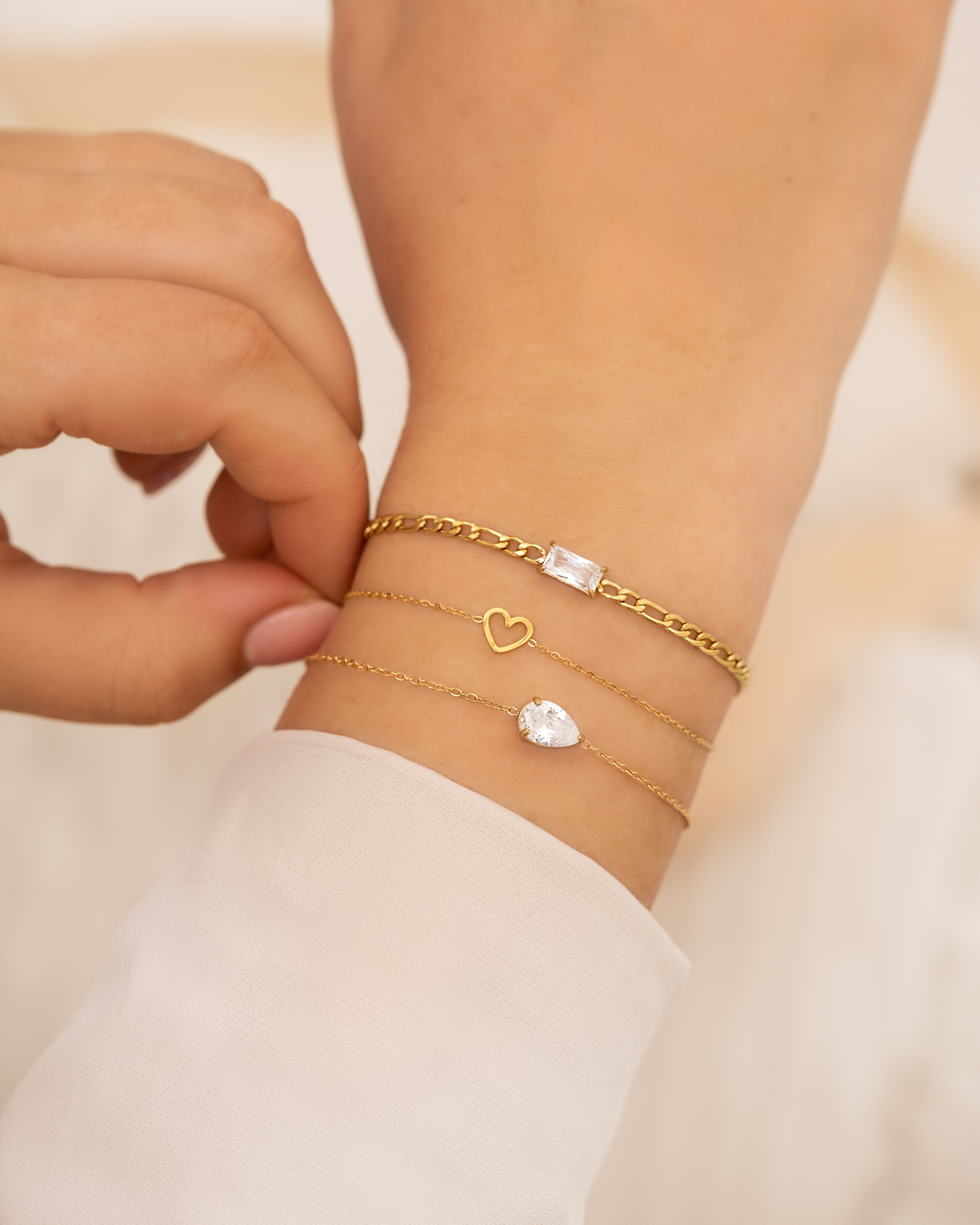 Special gift bracelet goldplated