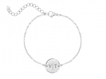 DRKS Graveerbare Armband Rond Zilver 