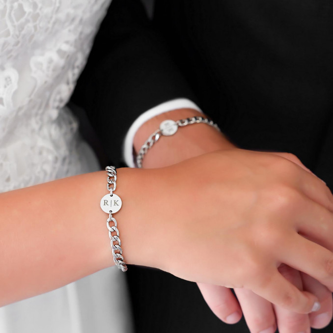 couple armband om te dragen voor het bruidspaar