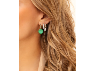 Earrings neon green