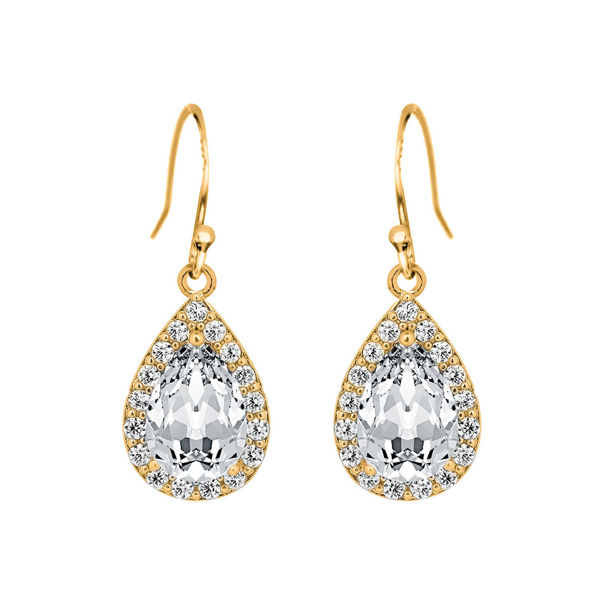Daily Luxury Oorbellen XII Goud Kleurig