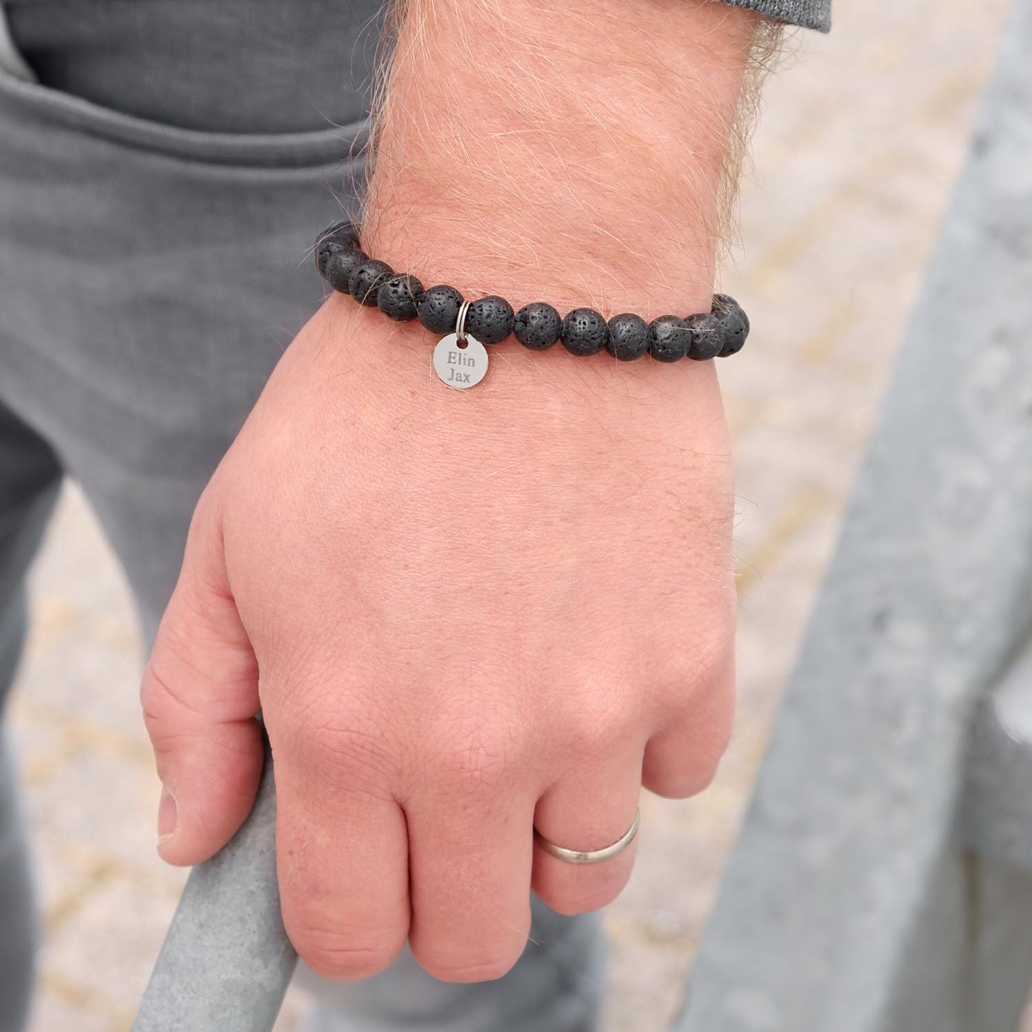 Kralen Armband voor Mannen Graveren DRKS for Men Kralen Armband voor Mannen Graveren DRKS for Men