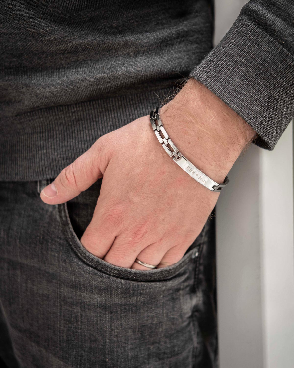 Kamer schuld Corporation Schakelarmband Mannen Met Naam | Shop Heren Armbanden