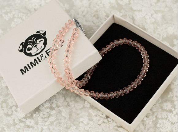 Mimi Crystal Pink Necklace