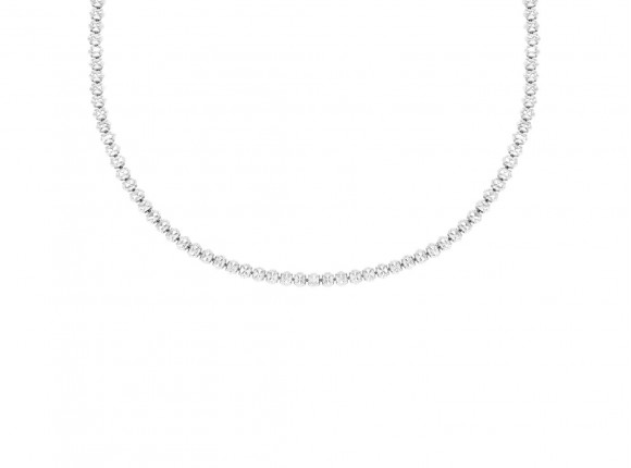 Tennis necklace oval 