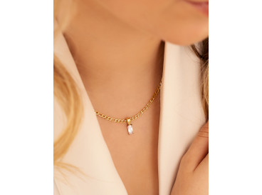special gift necklace goudkleurig