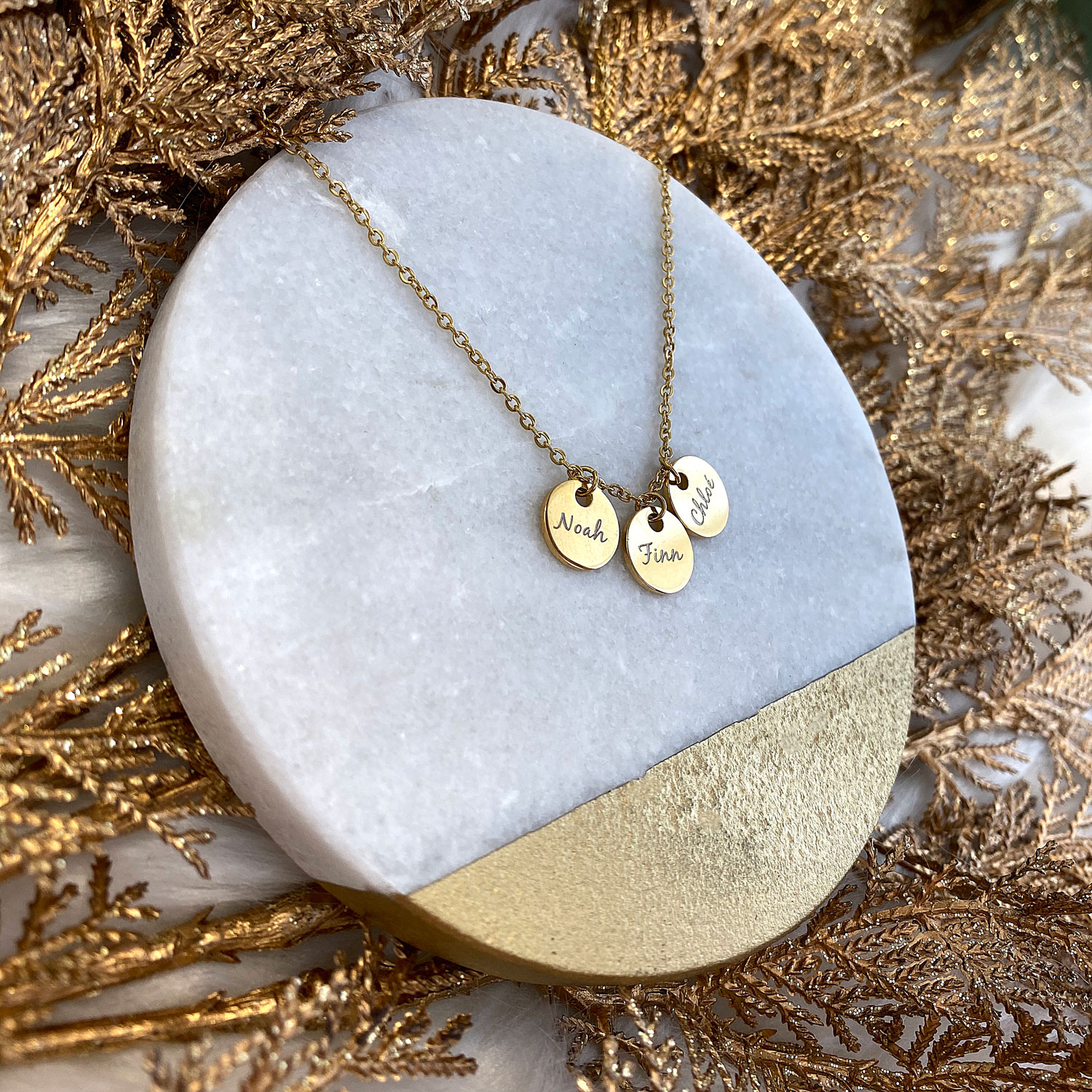 Ontrouw verzoek Nadeel Mama ketting met namen Goud | Gratis gravering | Shop drks.nl