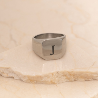 zilveren ring met gravering