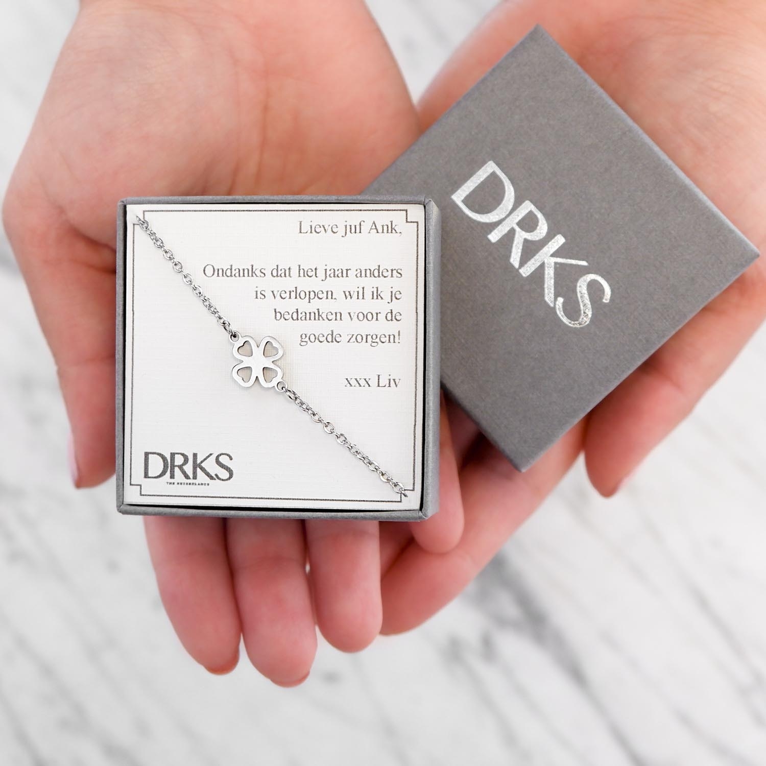 LIKGREAT St. Patrick's Patrick's Day klavertje vier armbanden hartvorm Ierse geluksbrenger roestvrij staal sieraden geschenken voor Kerstmis, Nieuwjaar, Verstelbaar, Stof Roestvrij staal, Geen