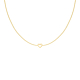 Ketting met 1 hartje goudkleurig