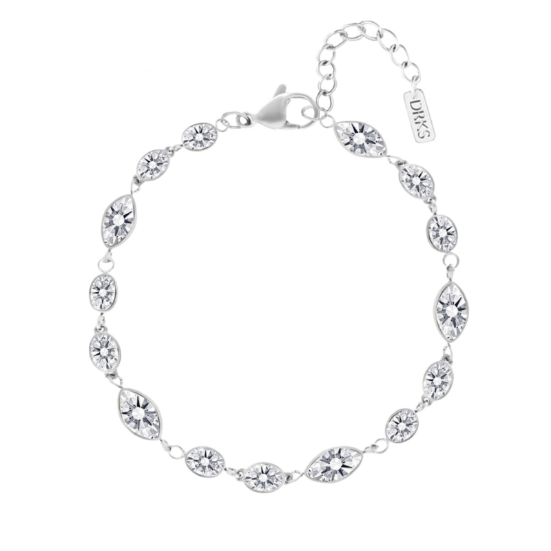 Armband luxe druppel steentjes