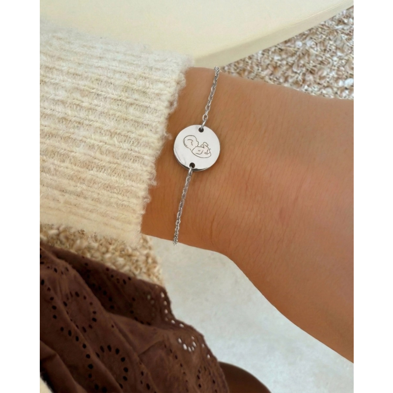 Graveerbare echo armband
