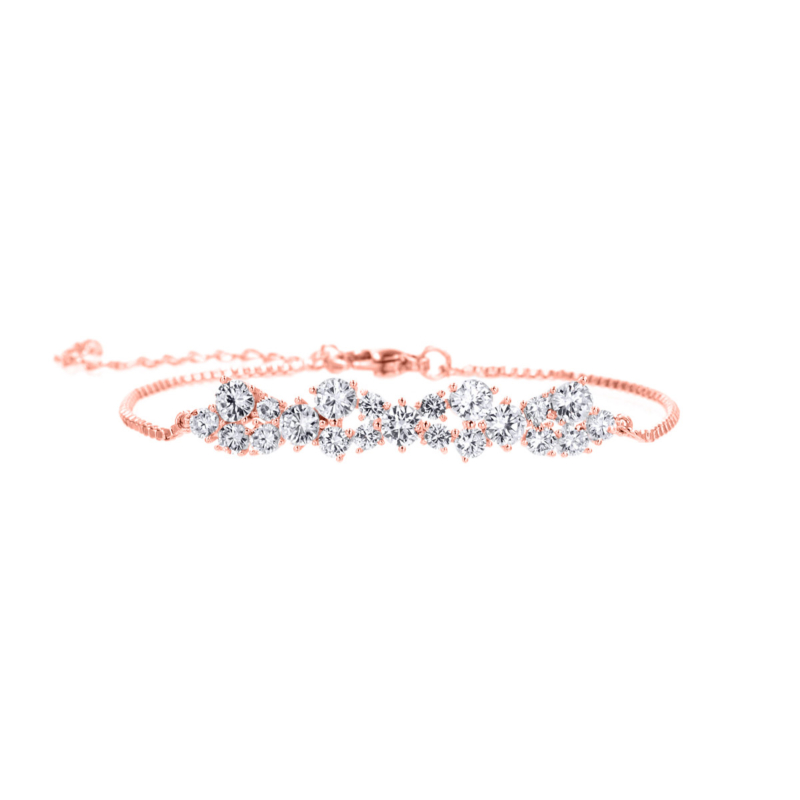 Sparkle armband rose goud kleurig