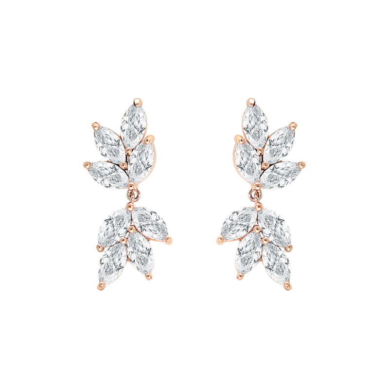 Bridal Oorbellen Rose Goudkleurig