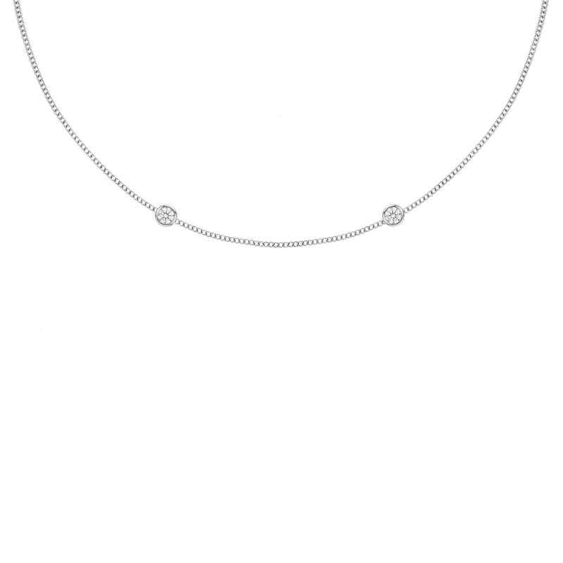 Loved ones ketting 2 steentjes