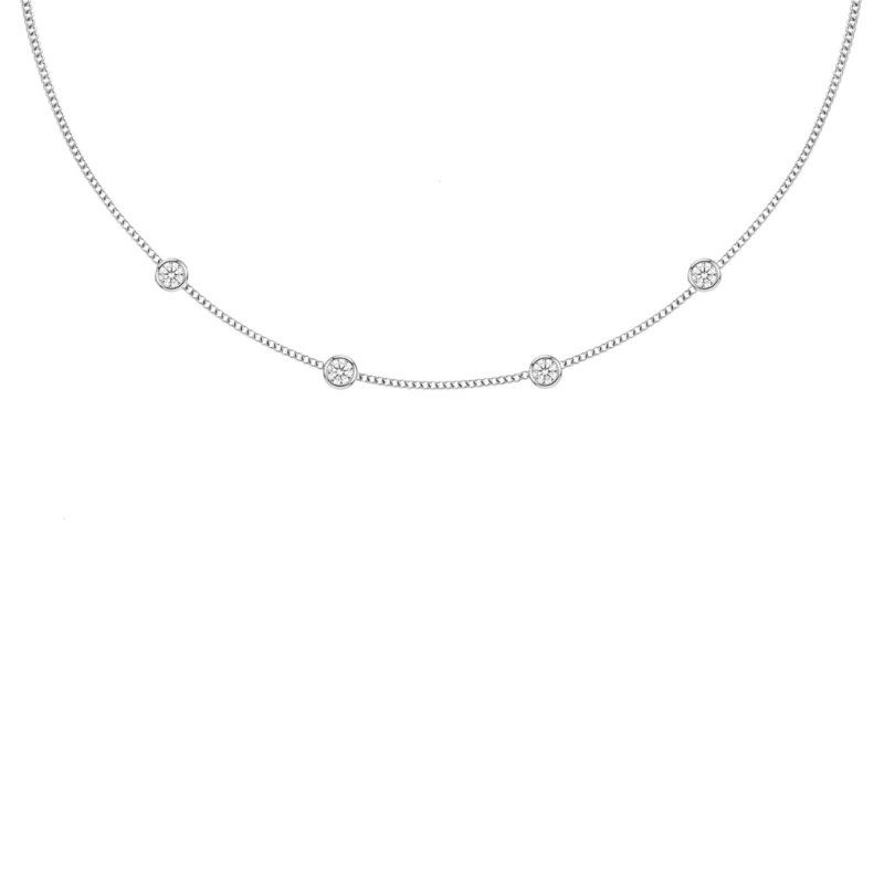Loved ones ketting 4 steentjes