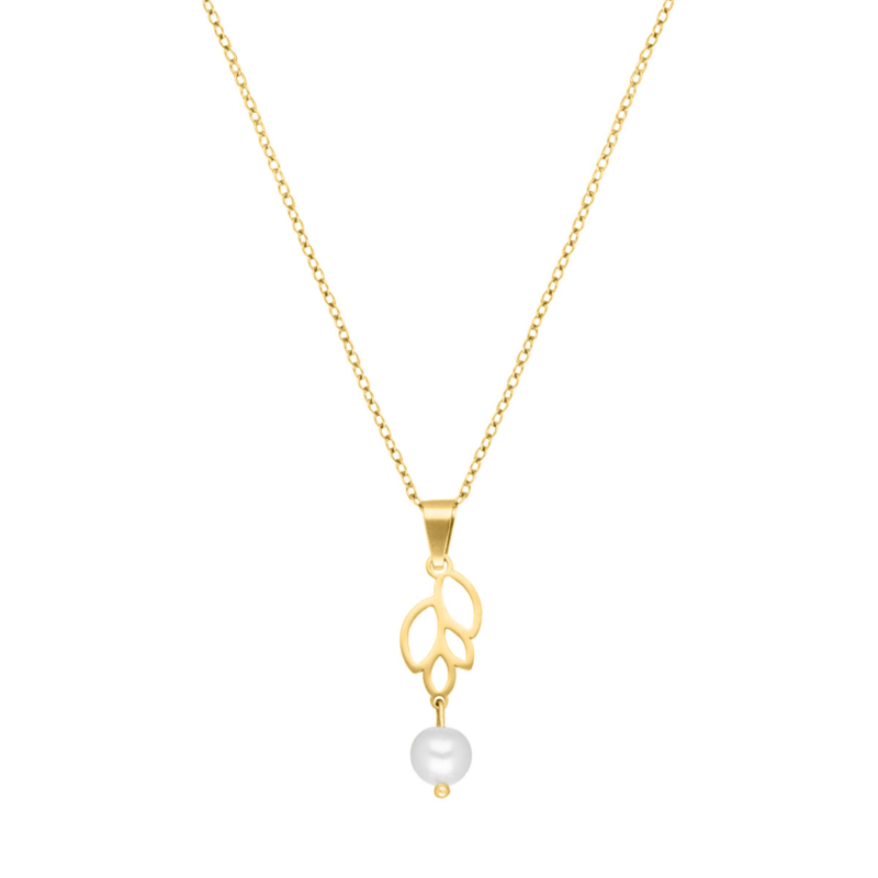 Parelketting boho bride goudkleurig