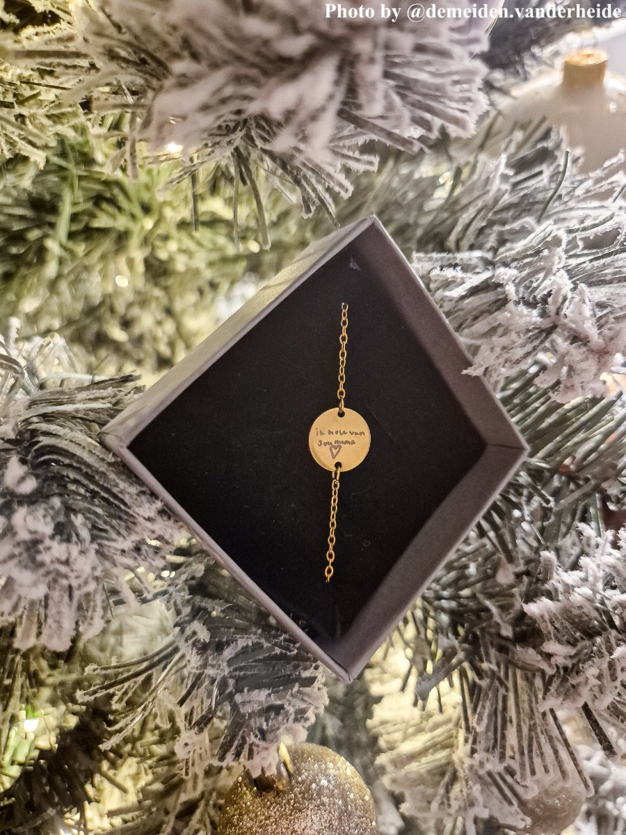 influencer kerst armband vrij graveren