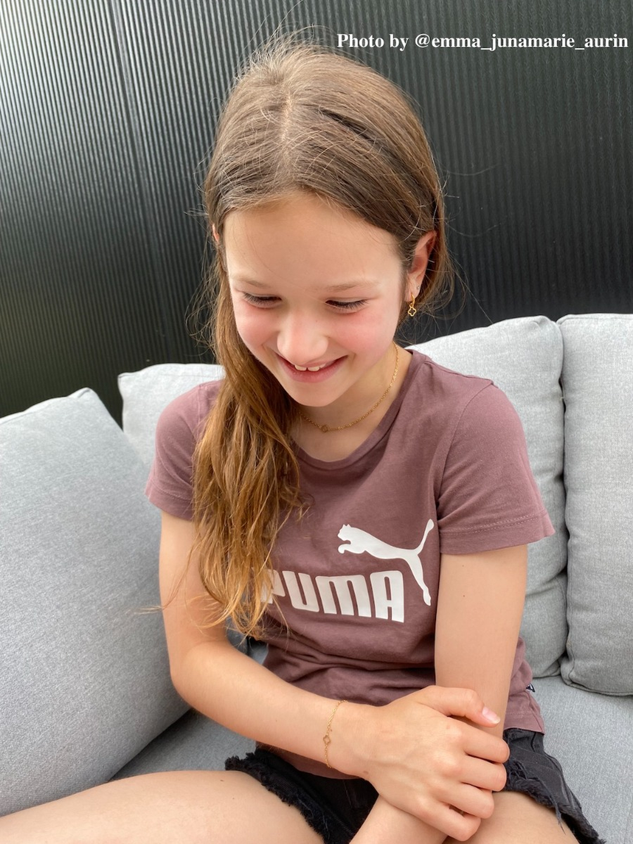 Kinder oorbellen little clover 
