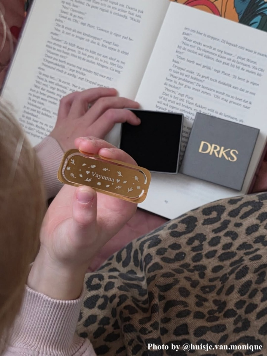 influencer boekenlegger kindje