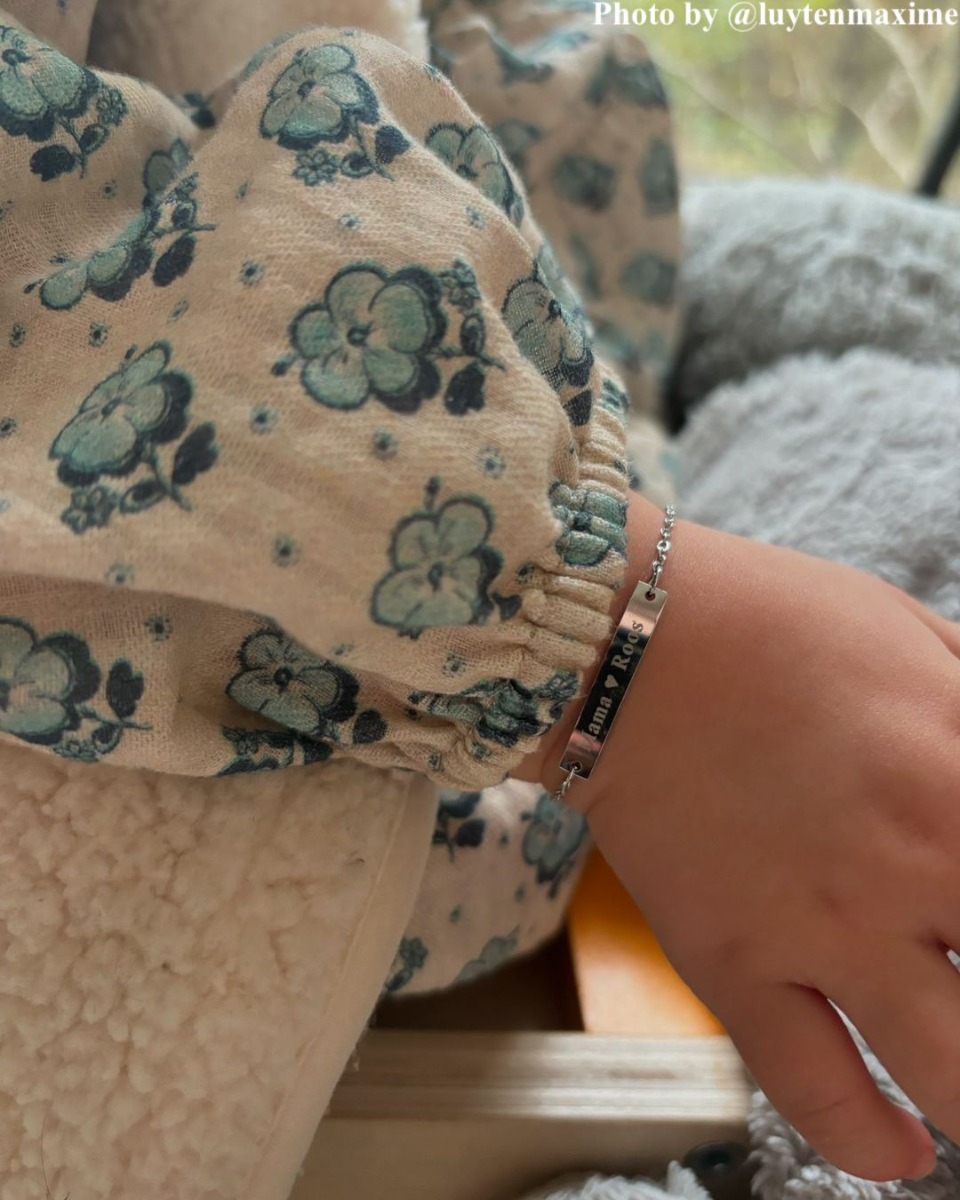 Moeder & dochter armband met naam