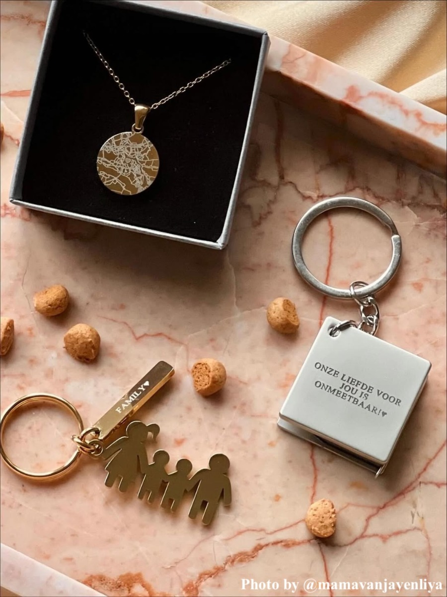Influencer familie sleutelhanger sinterklaas