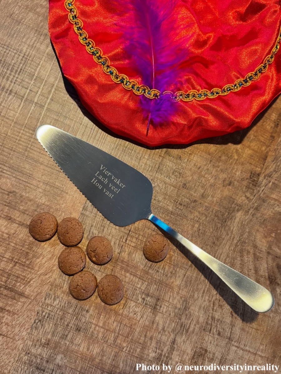 influencer taartschep sinterklaas