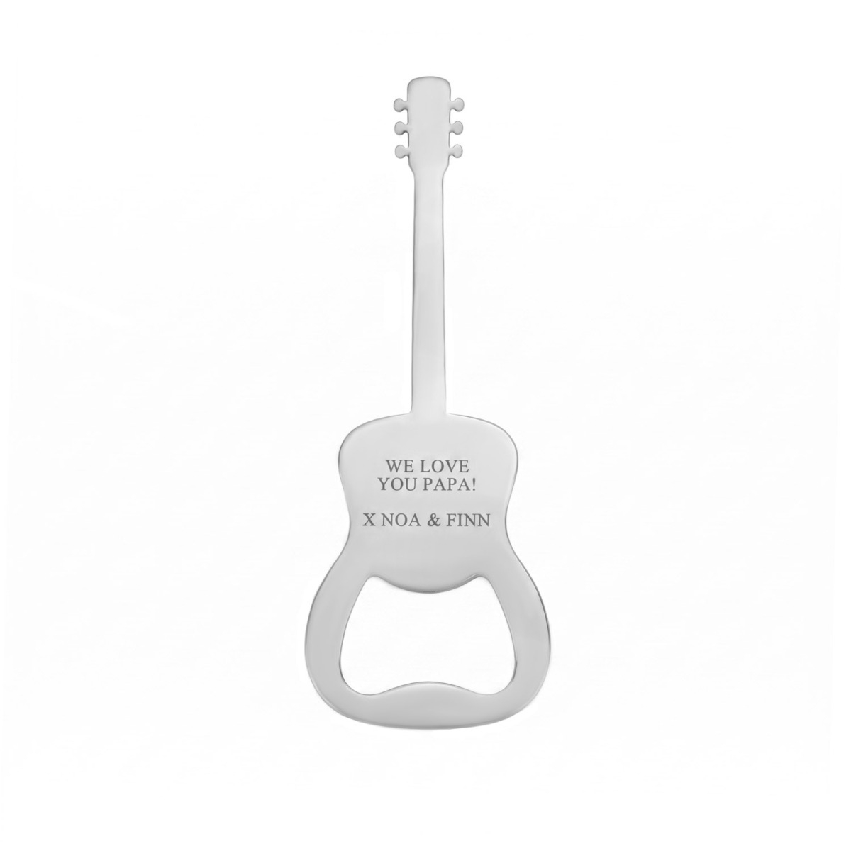 Graveerbare opener gitaar