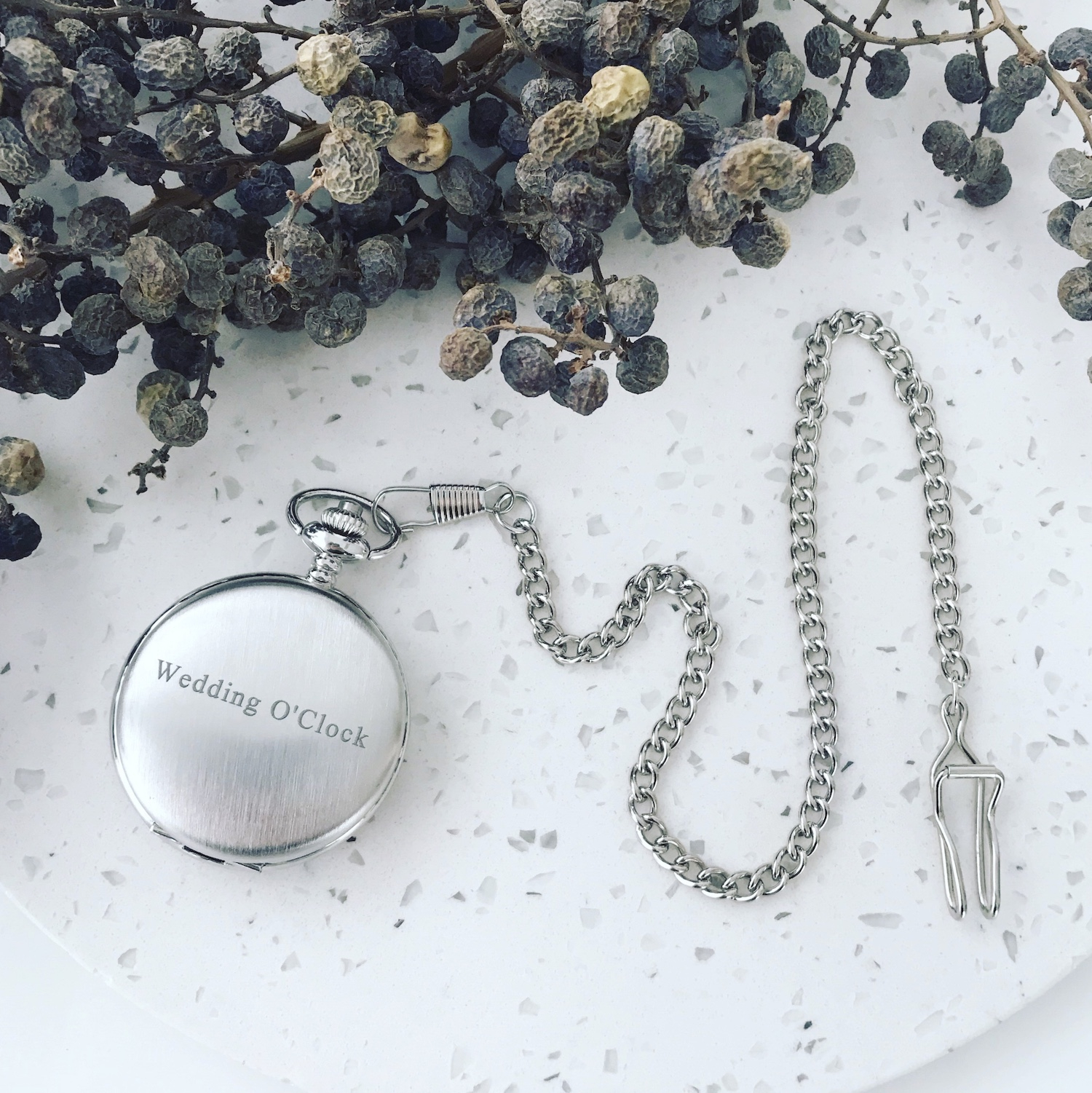 Graveerbare pocket watch voor mannen