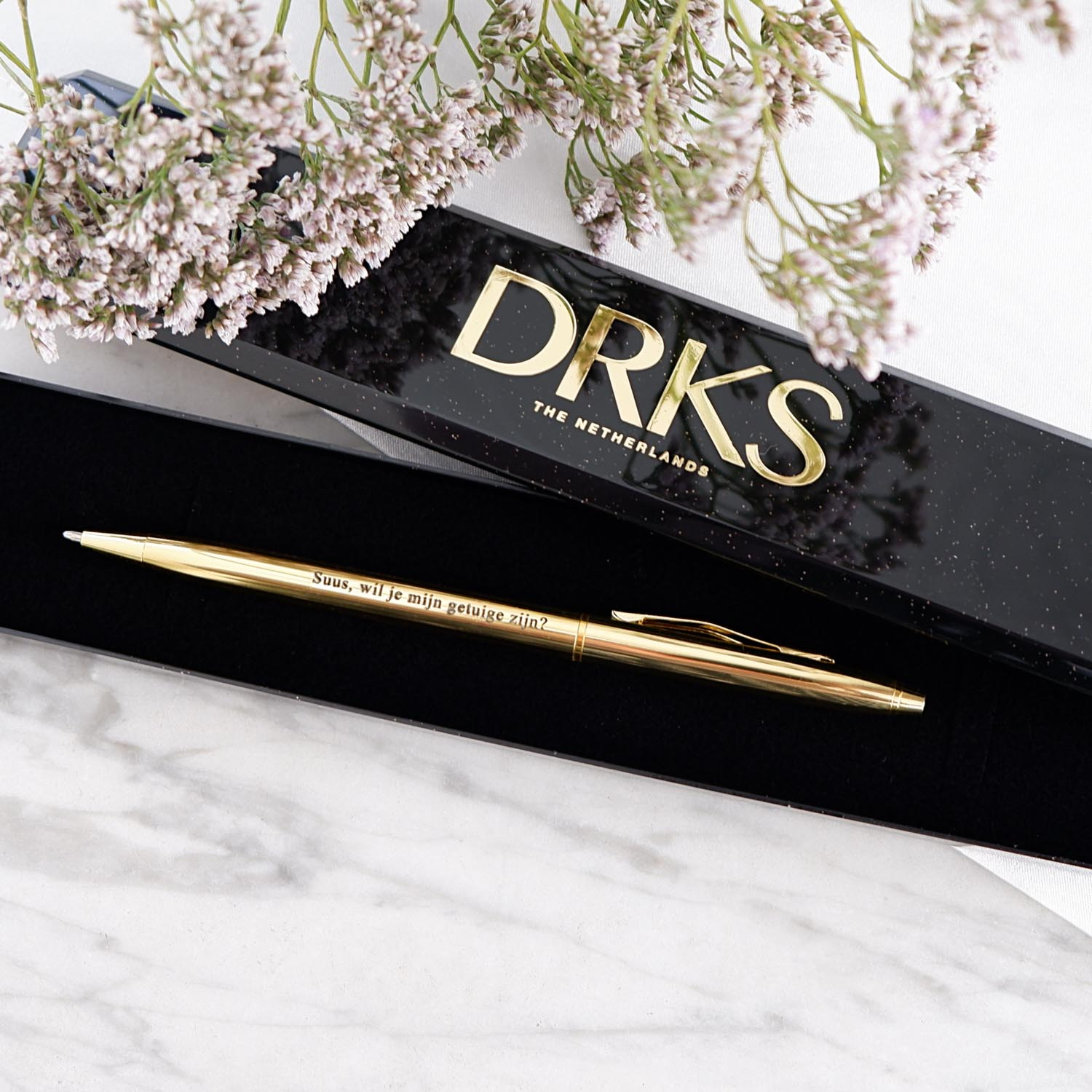 Gouden pen om cadeau te geven aan jouw geliefden