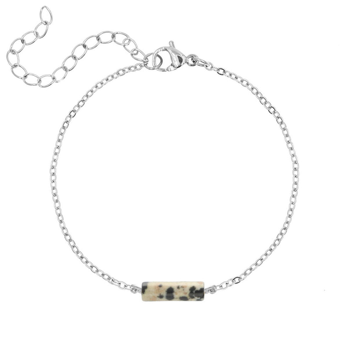 Armband leopard steentje