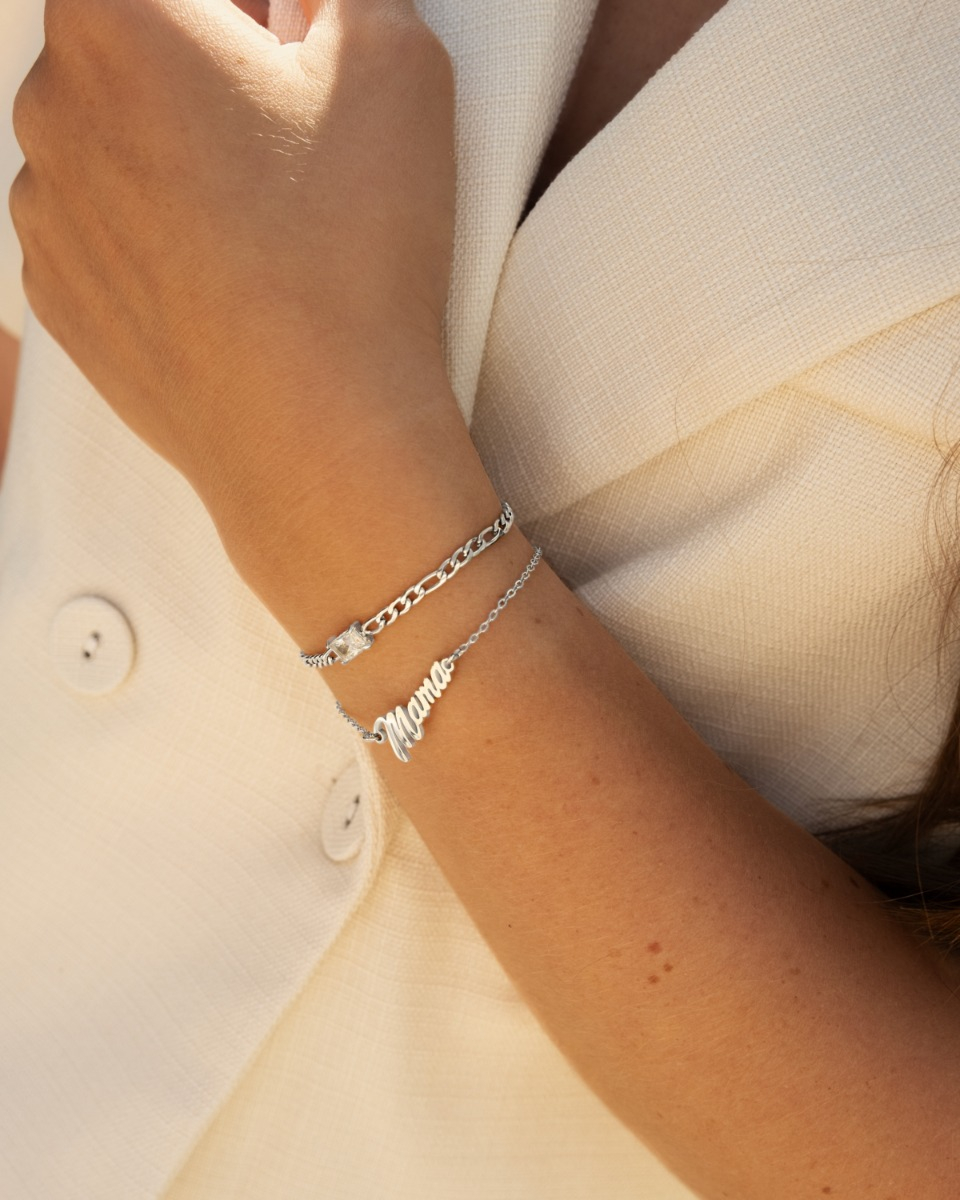 zilveren armbandjes combinatie
