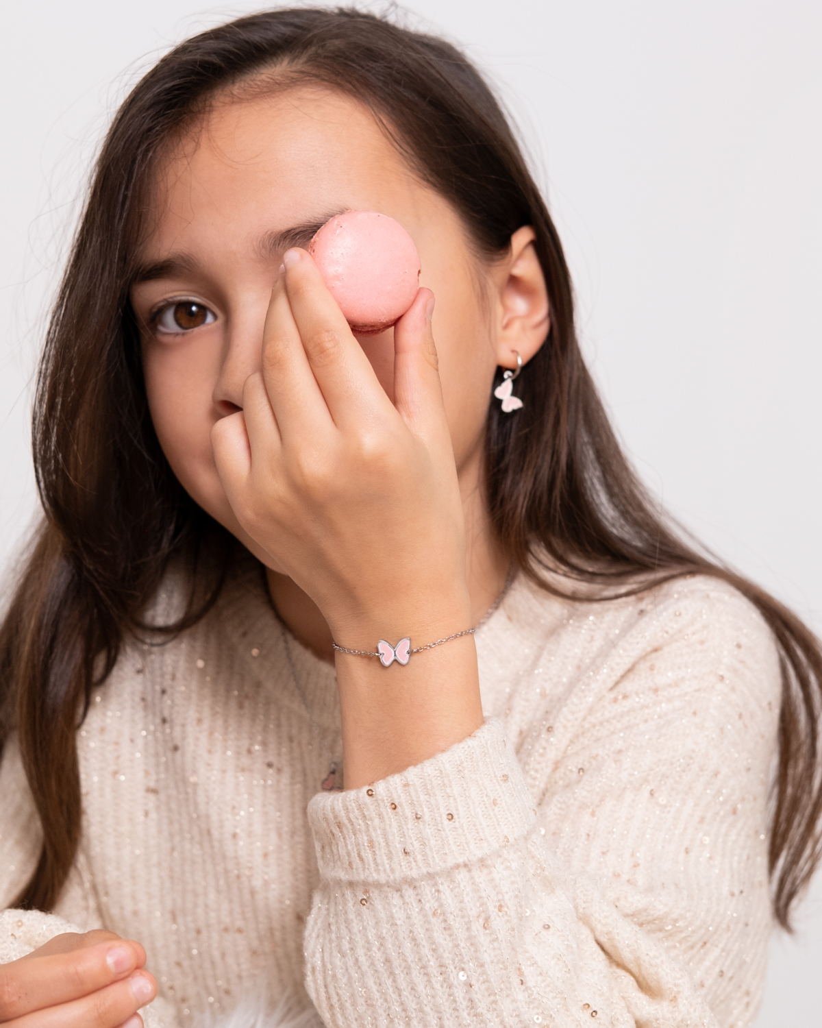 Kinder armbandje vlinder