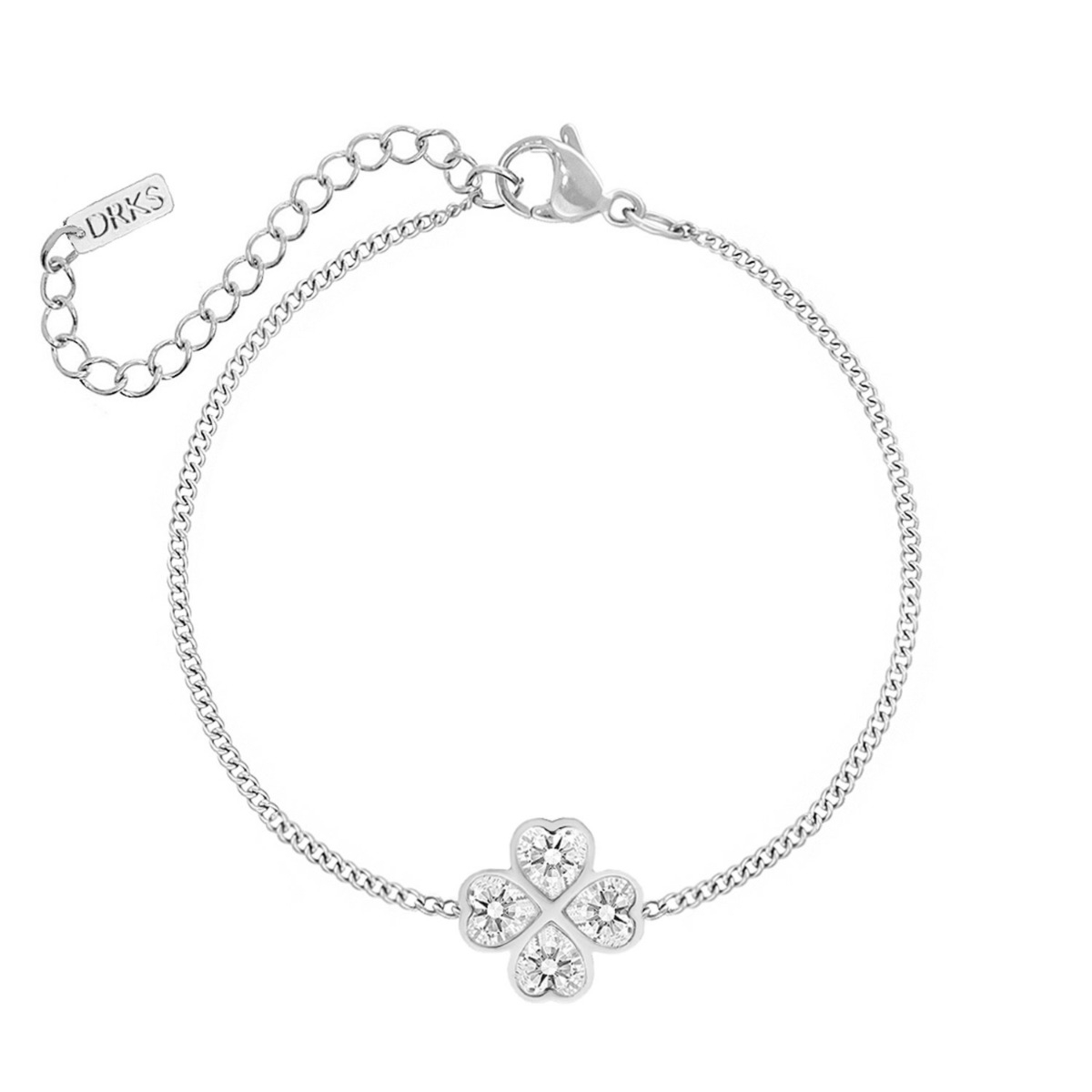 Clover armband zilver
