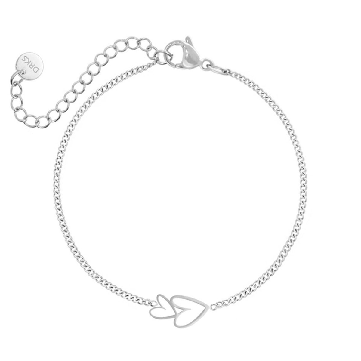 Armband double heart