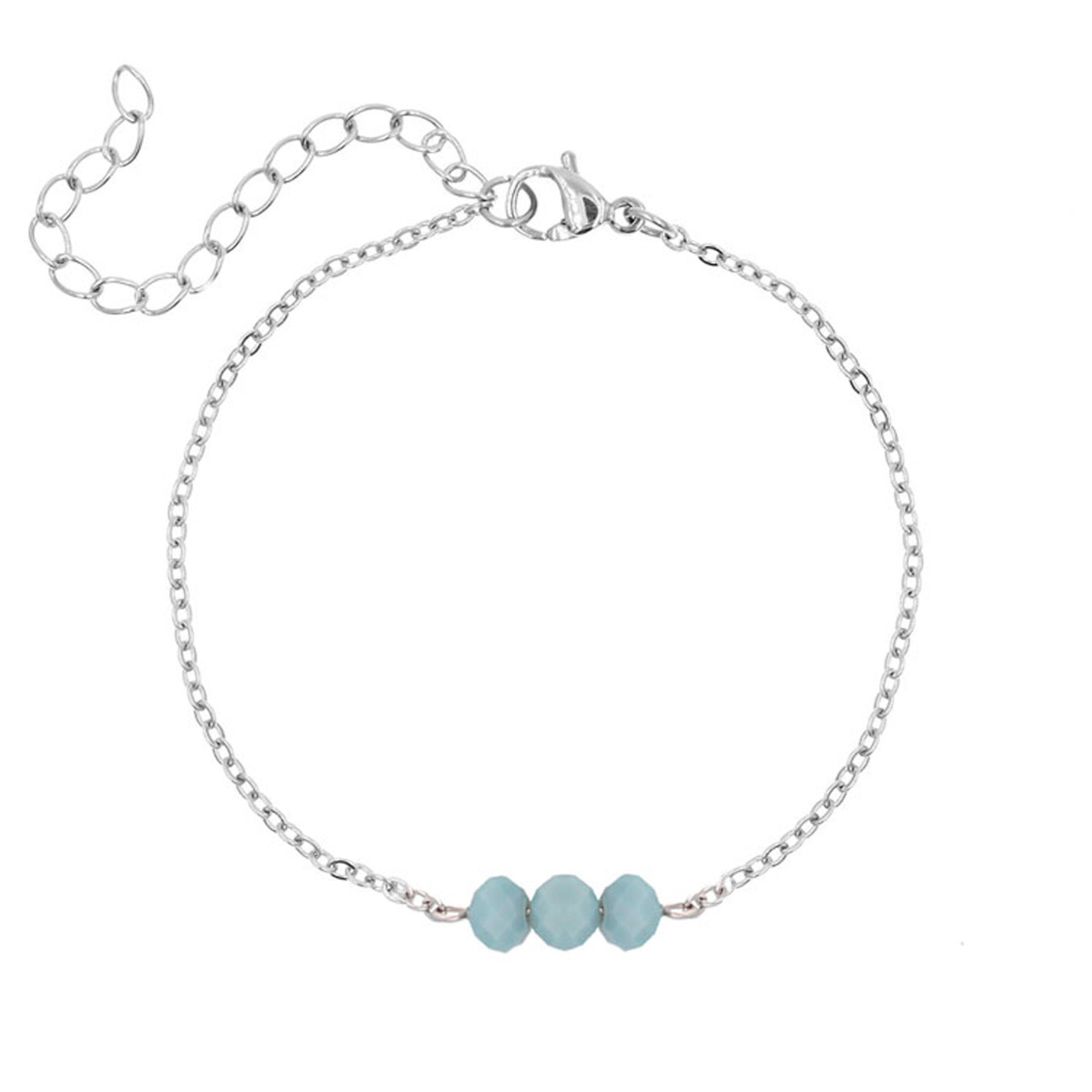 Armband Charming Grijsblauw