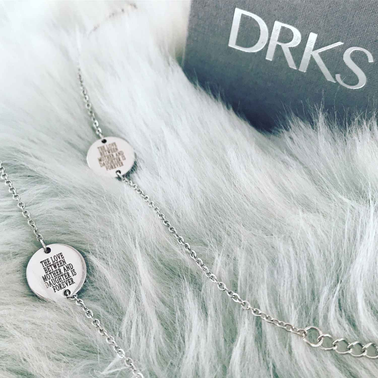 DRKS graveerbare armband morgen in huis wanneer je voor 17:00 besteld