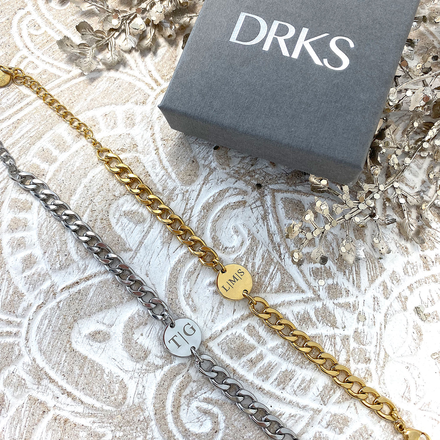 Schakelarmband in het zilver voor een complete look