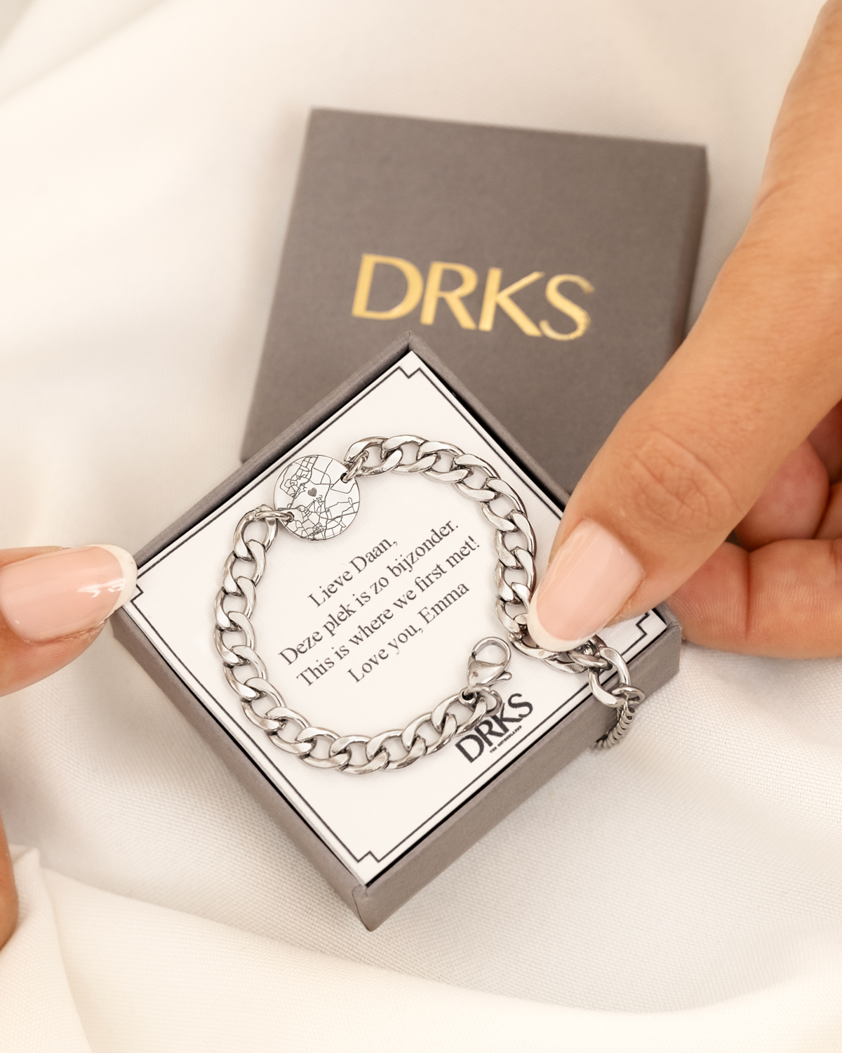 Where we met heren armband
