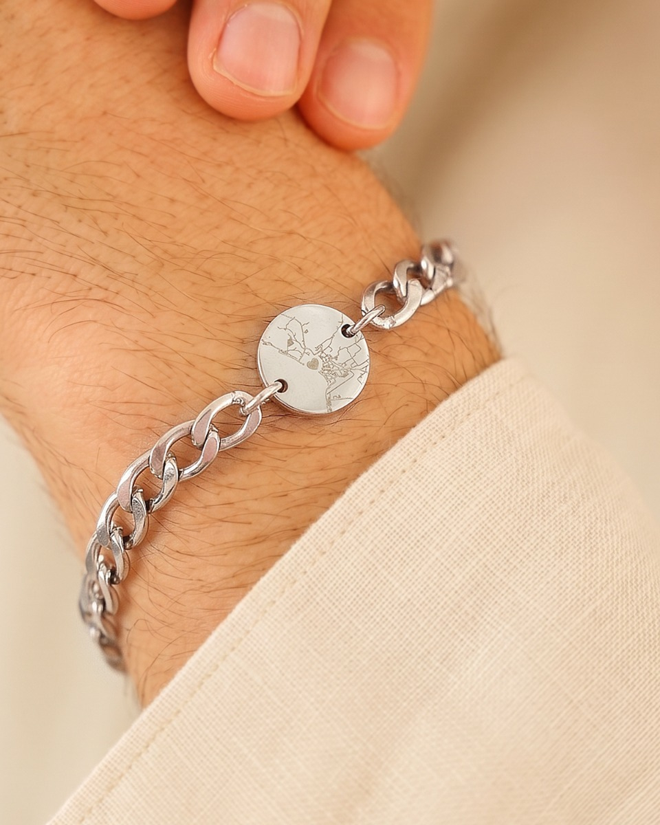 Heren armband where we met
