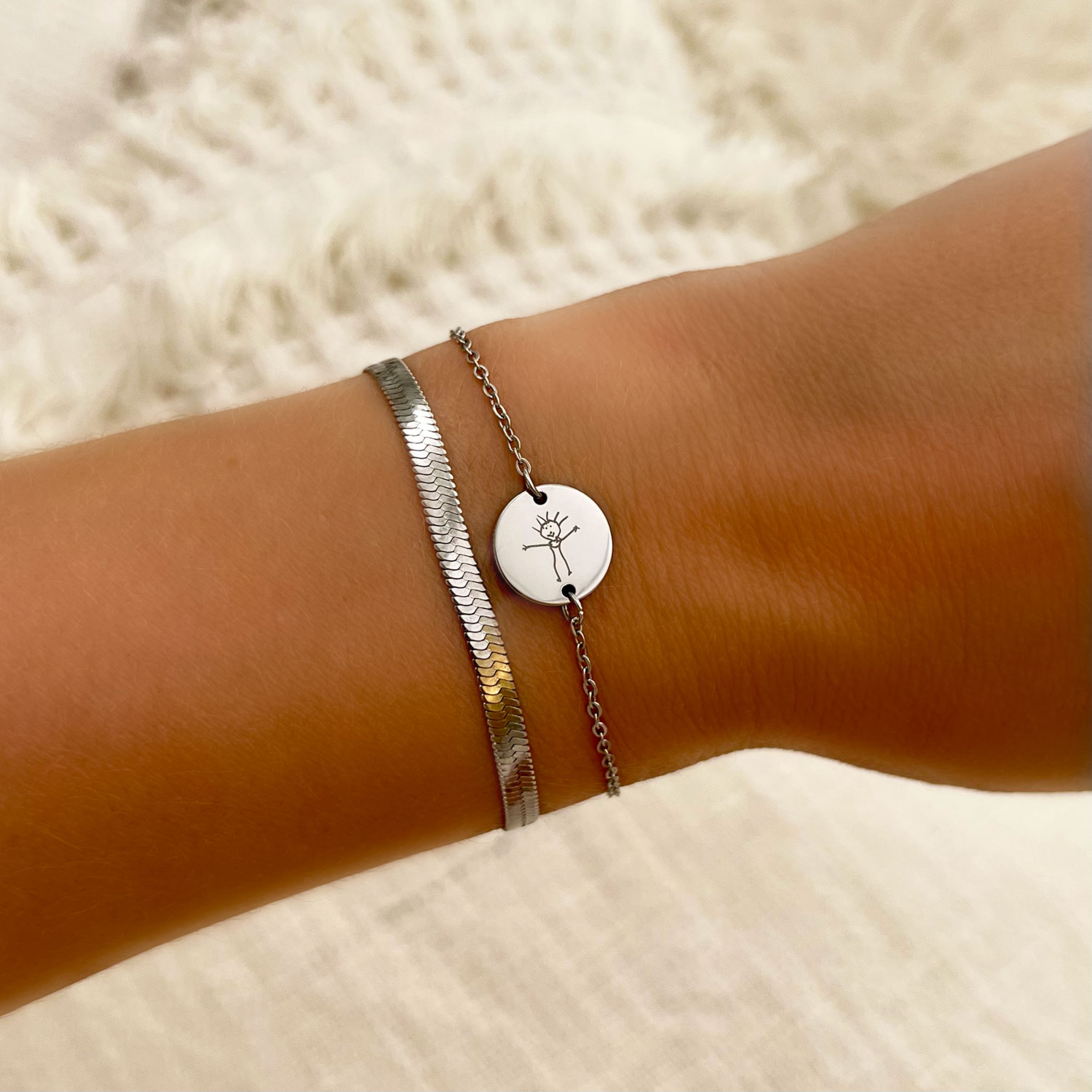 Zilveren armbanden mix