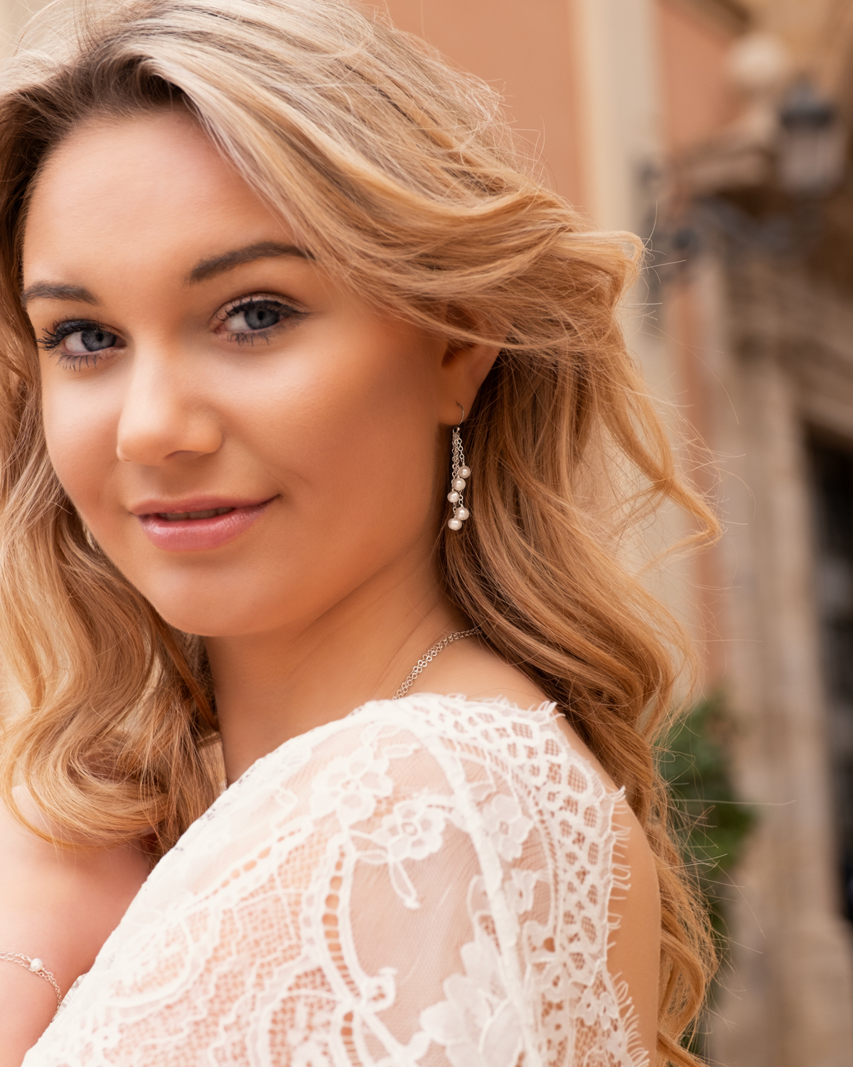 Parel Oorbellen Belle Sterling zilver
