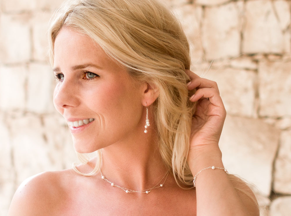 Parel Oorbellen Belle Sterling zilver