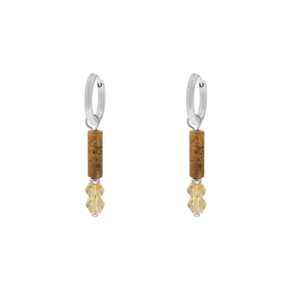 Musthave earrings chocolate brown