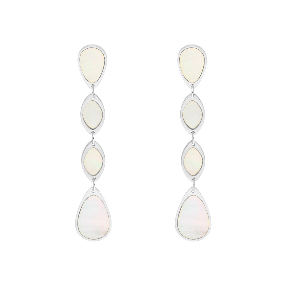 Parelmoer oorbellen luxury