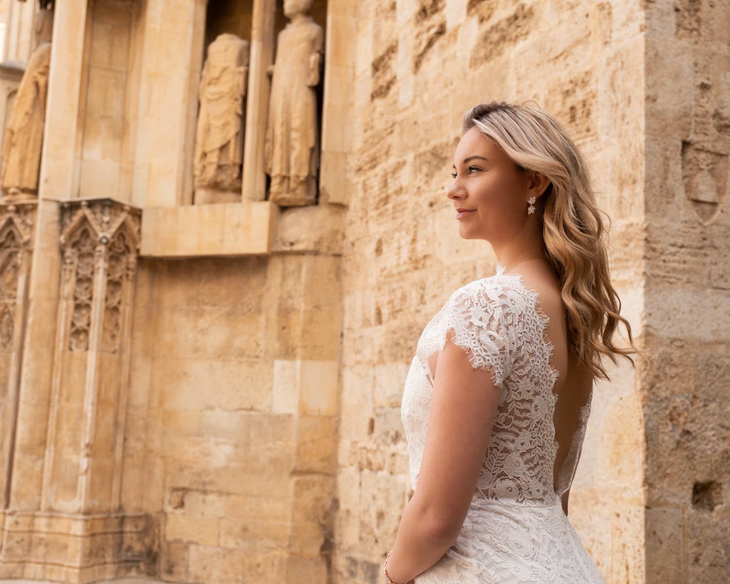 Bridal Oorbellen Rose Goudkleurig