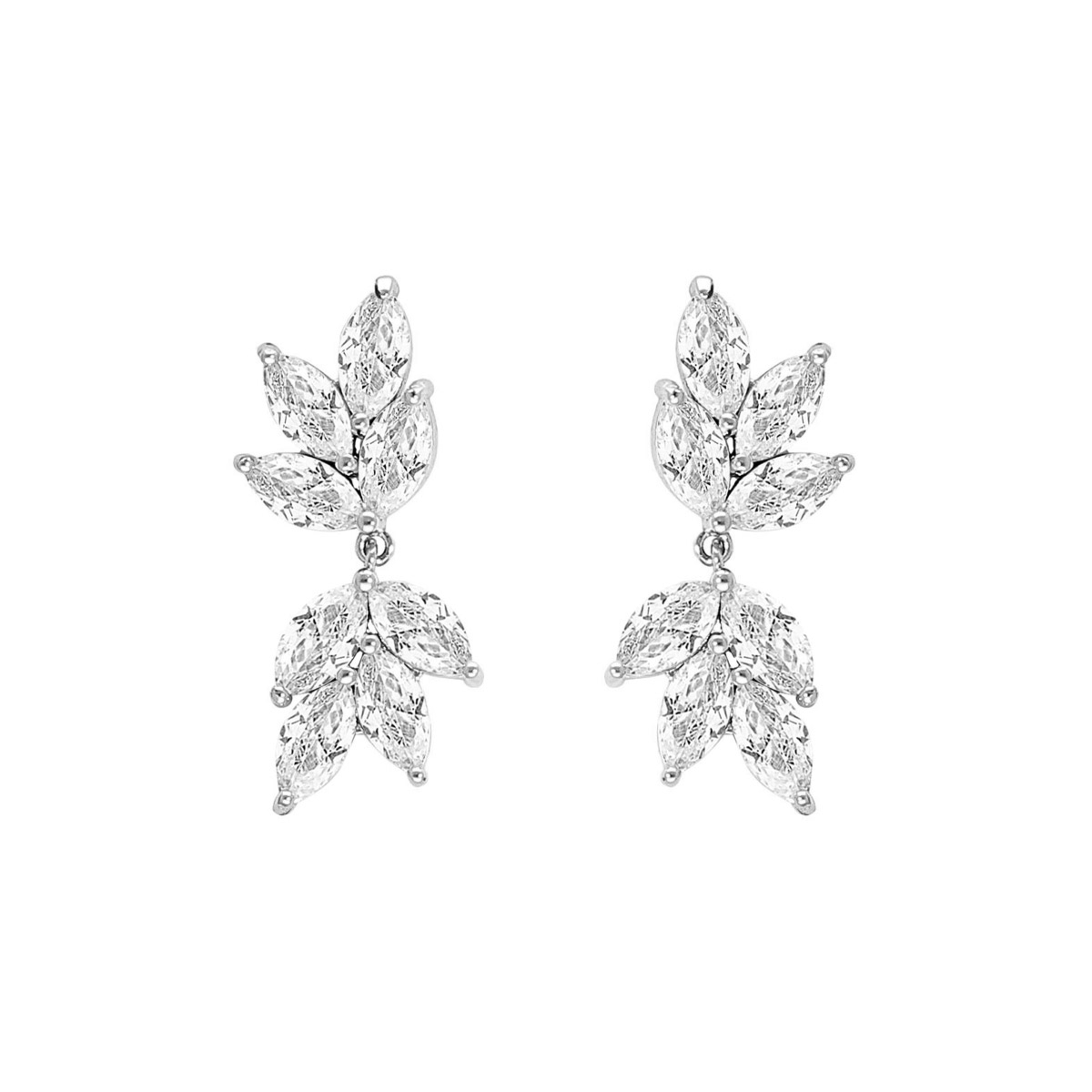 Bridal Oorbellen Zilverkleurig