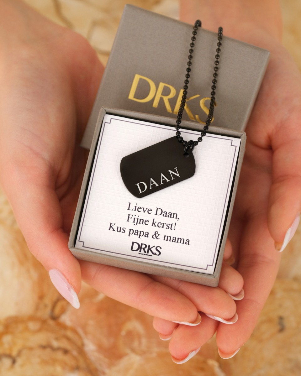Kinder ketting met hanger in sieradendoosje